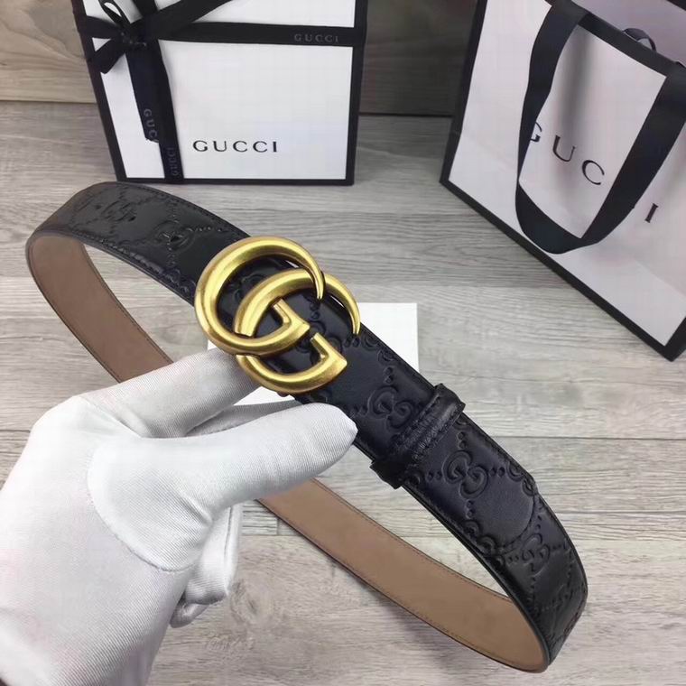 Gucci Belt 34mmX95-110cm 7D06